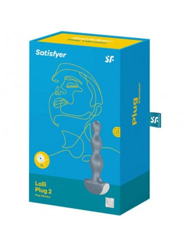 SATISFYER LOLLI PLUG 2 PLUG VIBRATOR GRIS