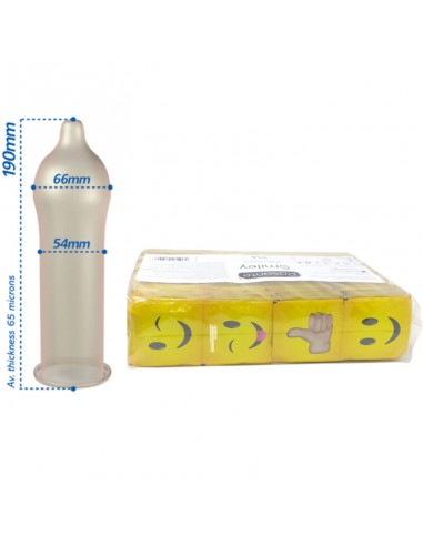 PASANTE PRESERVATIVO SMILEY BOLSA 144 UNIDADES
