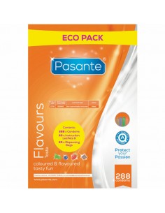 PASANTE PRESERVATIVO ECO PACK SABORES BOLSA 288 UNIDADES