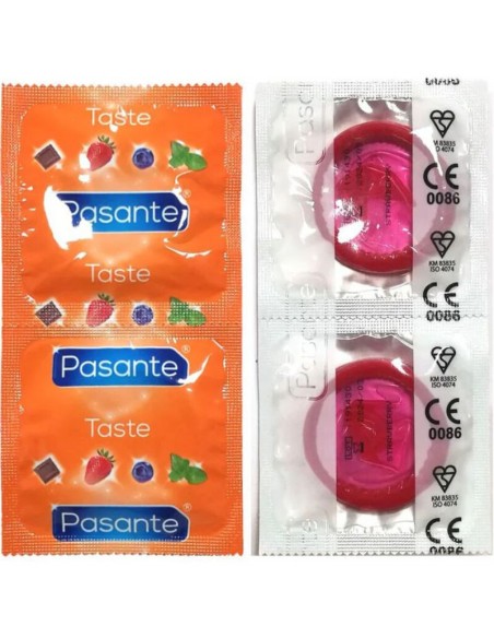 PASANTE PRESERVATIVO SABOR FRESA BOLSA 144 UNIDADES