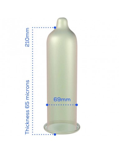 PASANTE PRESERVATIVO TAMANO SUPER KING BOLSA 144 UNIDADES