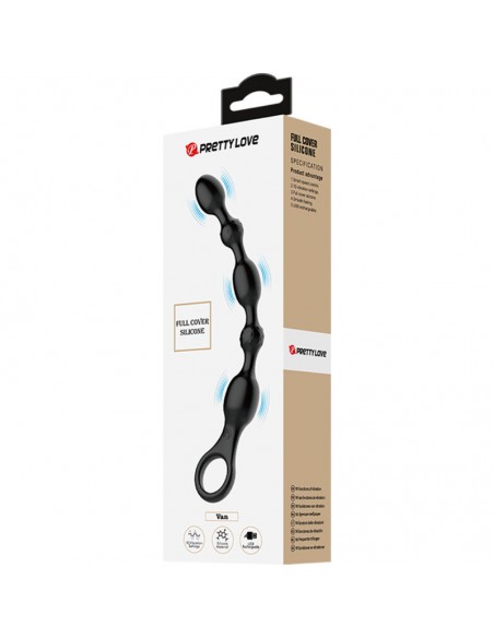 PRETTY LOVE VAN BOLAS ANALES 10 VIBRACIONES RECARGABLE SILICONA