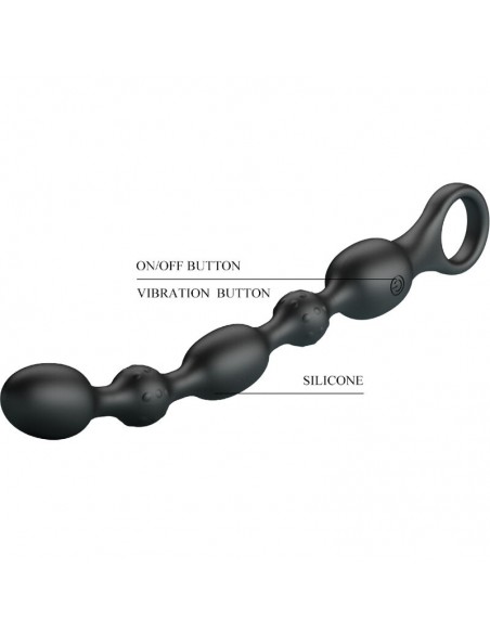 PRETTY LOVE VAN BOLAS ANALES 10 VIBRACIONES RECARGABLE SILICONA