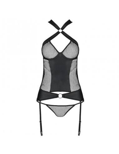PASSION AMANDA CORSET CUERO ECOLOGICO L XL
