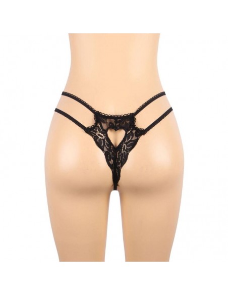 SUBBLIME SET TRES PIEZAS SUJETADOR LIGUERO TANGA L XL
