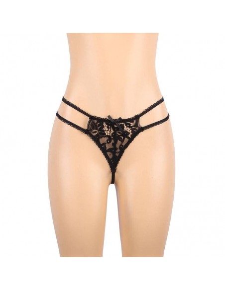 SUBBLIME SET TRES PIEZAS SUJETADOR LIGUERO TANGA L XL