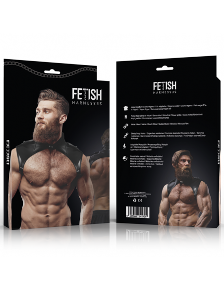 FETISH SUBMISSIVE ATTITUDE ARNeS BRIGADE AJUSTABLE ECOPIEL CUELLO HOMBRE