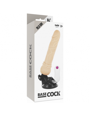 BASECOCK VIBRADOR REALISTICO CONTROL REMOTO NATURAL 195 CM