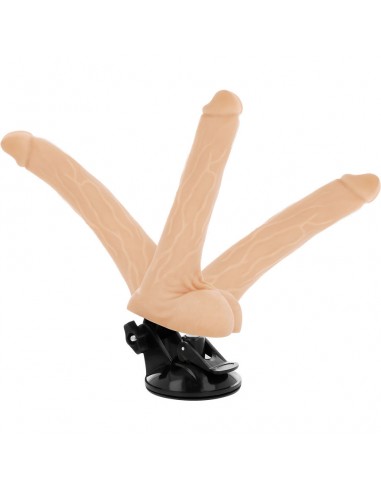 BASECOCK VIBRADOR ARTICULABLE CONTROL REMOTO NATURAL 185CM