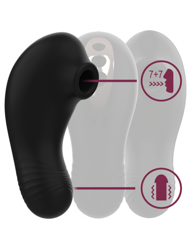 RITHUAL SHUSHU PRO POCKET ESTIMULADOR CLITORIS 2 POTENTES MOTORES AZABACHE