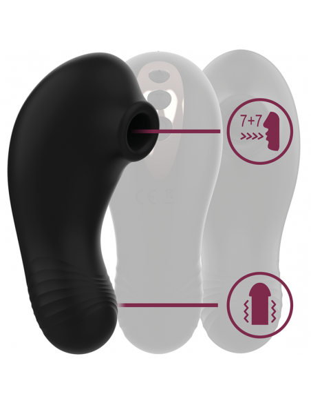 RITHUAL SHUSHU PRO POCKET ESTIMULADOR CLITORIS 2 POTENTES MOTORES AZABACHE