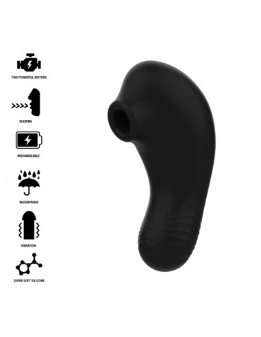 RITHUAL SHUSHU PRO POCKET ESTIMULADOR CLITORIS 2 POTENTES MOTORES AZABACHE