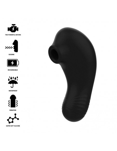 RITHUAL SHUSHU PRO POCKET ESTIMULADOR CLITORIS 2 POTENTES MOTORES AZABACHE