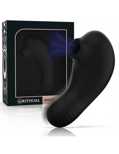 RITHUAL SHUSHU PRO POCKET ESTIMULADOR CLITORIS 2 POTENTES MOTORES AZABACHE