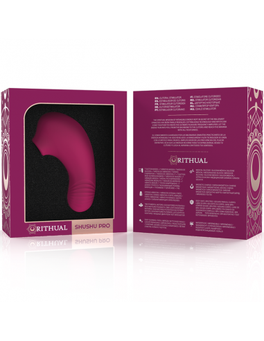 RITHUAL SHUSHU PRO POCKET ESTIMULADOR CLITORIS 2 POTENTES MOTORES ORQUIDEA