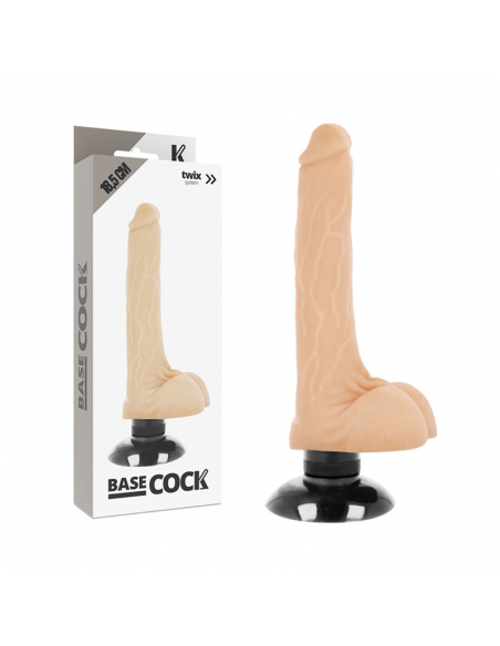 BASECOCK VIBRADOR REALISTICO 2 1 NATURAL 185 CM BASECOCK VIBRADOR REALISTICO 2 1 NATURAL 185 CM