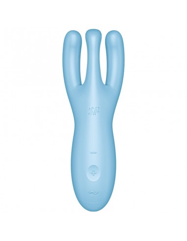 SATISFYER THREESOME 4 VIBRADOR APP AZUL