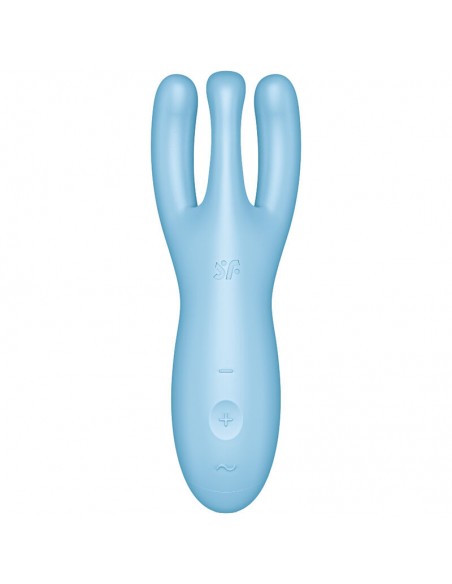 SATISFYER THREESOME 4 VIBRADOR APP AZUL SATISFYER THREESOME 4 VIBRADOR APP AZUL