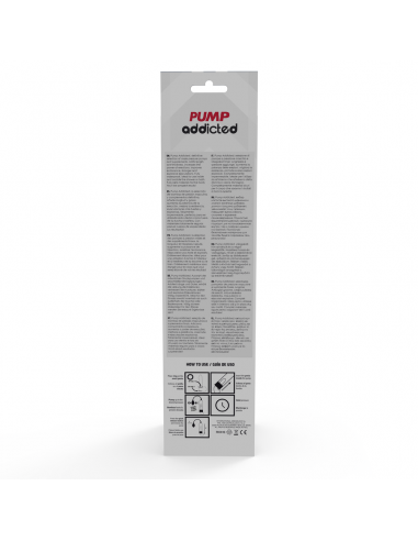 PUMP ADDICTED BOMBA ERECCIoN RX3 TRANSPARENTE