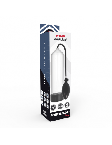 PUMP ADDICTED BOMBA ERECCIoN RX3 TRANSPARENTE