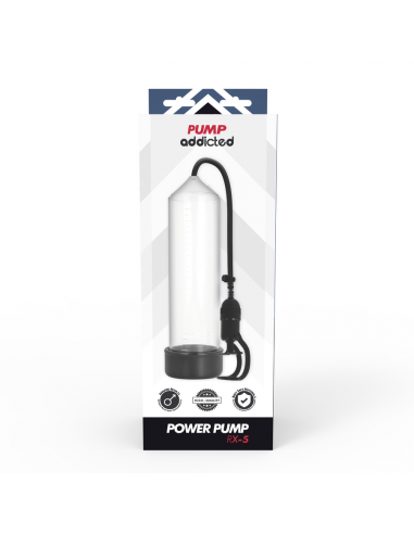 PUMP ADDICTED BOMBA ERECCIoN RX5 TRANSPARENTE