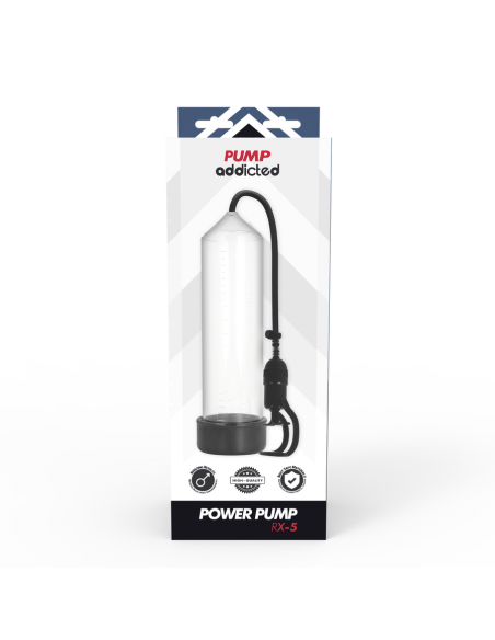 PUMP ADDICTED BOMBA ERECCIoN RX5 TRANSPARENTE