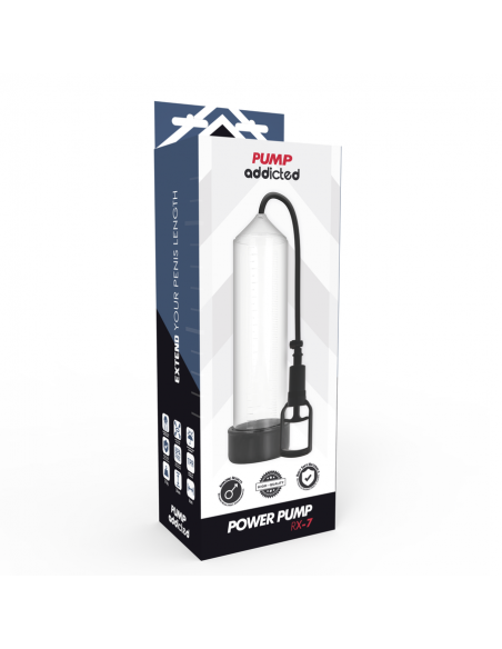 PUMP ADDICTED BOMBA ERECCIoN RX7 TRANSPARENTE