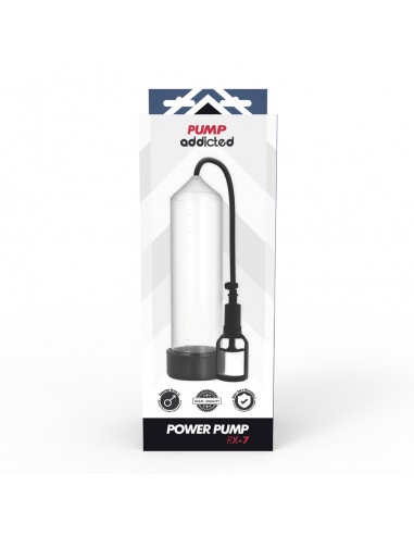 PUMP ADDICTED BOMBA ERECCIoN RX7 TRANSPARENTE