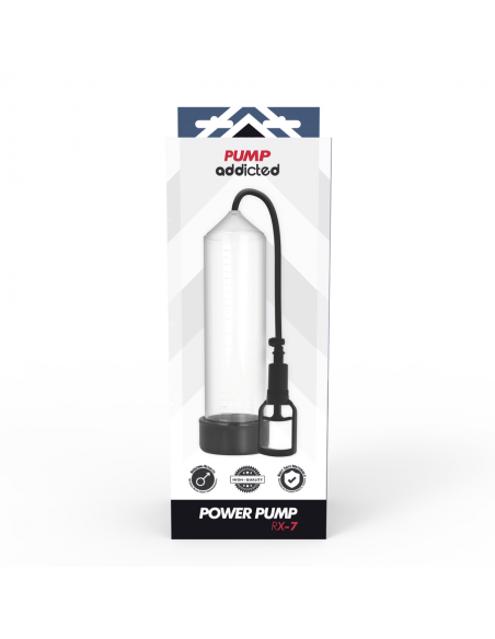 PUMP ADDICTED BOMBA ERECCIoN RX7 TRANSPARENTE