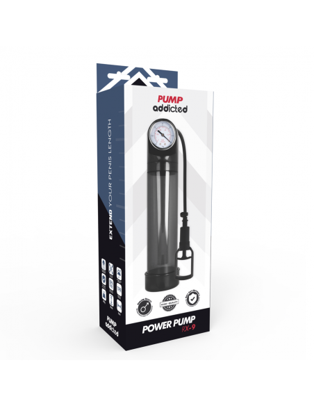 PUMP ADDICTED BOMBA ERECCIoN RX9 TRANSPARENTE
