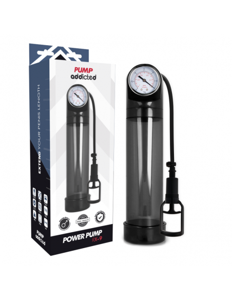 PUMP ADDICTED BOMBA ERECCIoN RX9 TRANSPARENTE