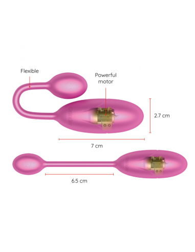 ONINDER DENVER HUEVO VIBRADOR ROSA 7 X 27 CM APP GRATUITA