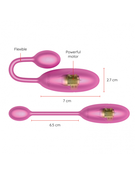 ONINDER DENVER HUEVO VIBRADOR ROSA 7 X 27 CM APP GRATUITA
