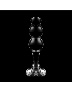 NEBULA SERIES BY IBIZA MODELO 1 PLUG CRISTAL BOROSILICATO 107 X 3 CM ROSA 2