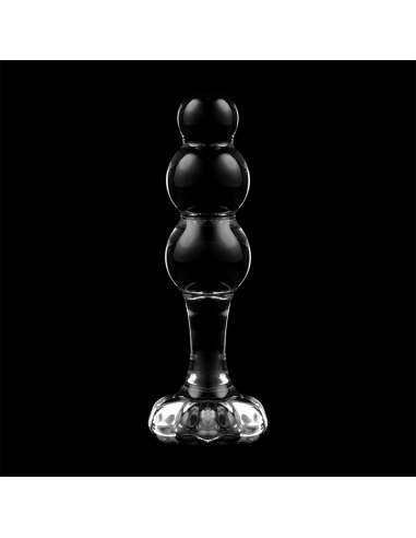 NEBULA SERIES BY IBIZA MODELO 1 PLUG CRISTAL BOROSILICATO 107 X 3 CM TRANSPARENTE