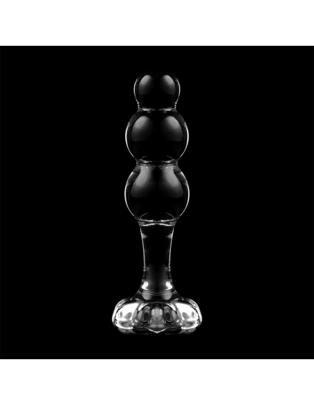 NEBULA SERIES BY IBIZA MODELO 1 PLUG CRISTAL BOROSILICATO 107 X 3 CM TRANSPARENTE