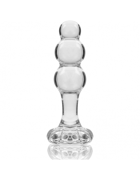 NEBULA SERIES BY IBIZA MODELO 1 PLUG CRISTAL BOROSILICATO 107 X 3 CM TRANSPARENTE