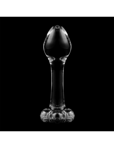 NEBULA SERIES BY IBIZA MODELO 2 PLUG CRISTAL BOROSILICATO 11 X 35 CM TRANSPARENTE