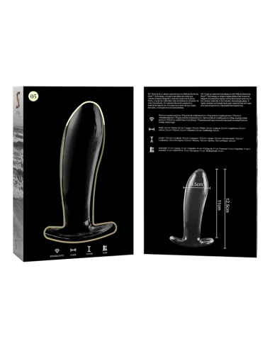 NEBULA SERIES BY IBIZA MODELO 5 PLUG CRISTAL BOROSILICATO 125 X 35 CM TRANSPARENTE