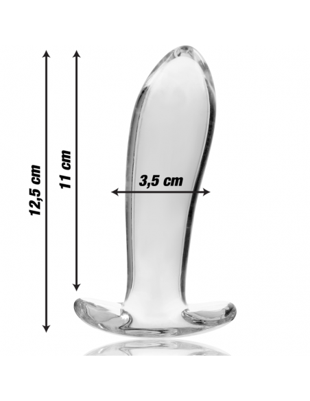 NEBULA SERIES BY IBIZA MODELO 5 PLUG CRISTAL BOROSILICATO 125 X 35 CM TRANSPARENTE