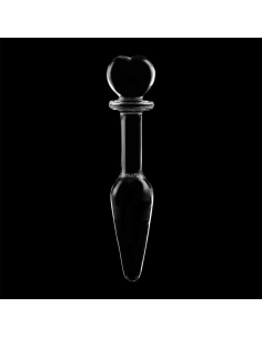 NEBULA SERIES BY IBIZA MODELO 7 PLUG CRISTAL BOROSILICATO 135 X 3 CM ROSA 2