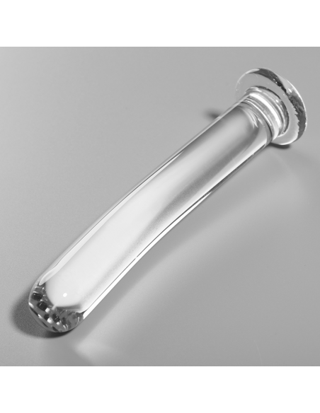 NEBULA SERIES BY IBIZA MODELO 8 DILDO CRISTAL BOROSILICATO 145 X 2 CM TRANSPARENTE