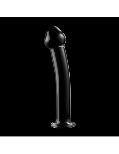 NEBULA SERIES BY IBIZA MODELO 11 DILDO CRISTAL BOROSILICATO 16 X 3 CM TRANSPARENTE