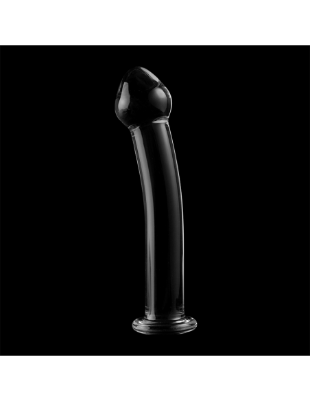 NEBULA SERIES BY IBIZA MODELO 11 DILDO CRISTAL BOROSILICATO 16 X 3 CM TRANSPARENTE