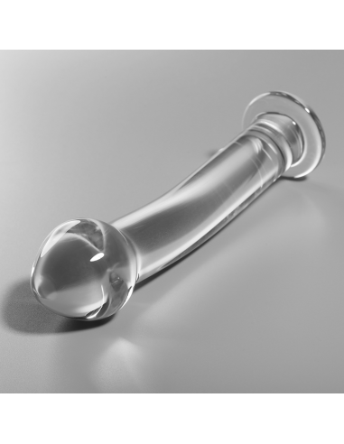 NEBULA SERIES BY IBIZA MODELO 11 DILDO CRISTAL BOROSILICATO 16 X 3 CM TRANSPARENTE