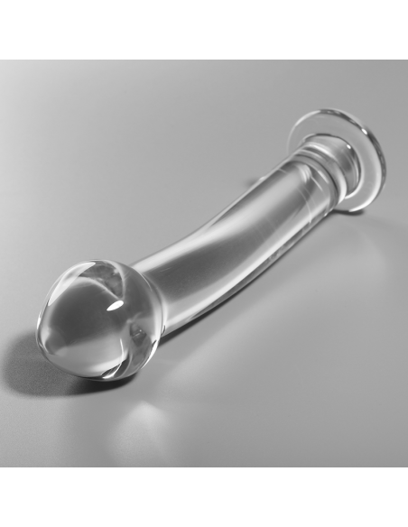 NEBULA SERIES BY IBIZA MODELO 11 DILDO CRISTAL BOROSILICATO 16 X 3 CM TRANSPARENTE