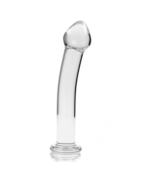 NEBULA SERIES BY IBIZA MODELO 11 DILDO CRISTAL BOROSILICATO 16 X 3 CM TRANSPARENTE