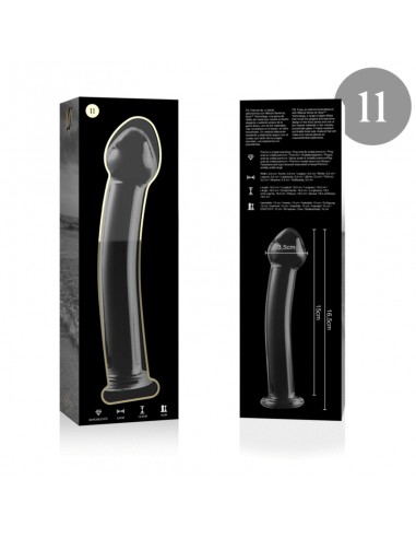 NEBULA SERIES BY IBIZA MODELO 11 DILDO CRISTAL BOROSILICATO 16 X 3 CM TRANSPARENTE