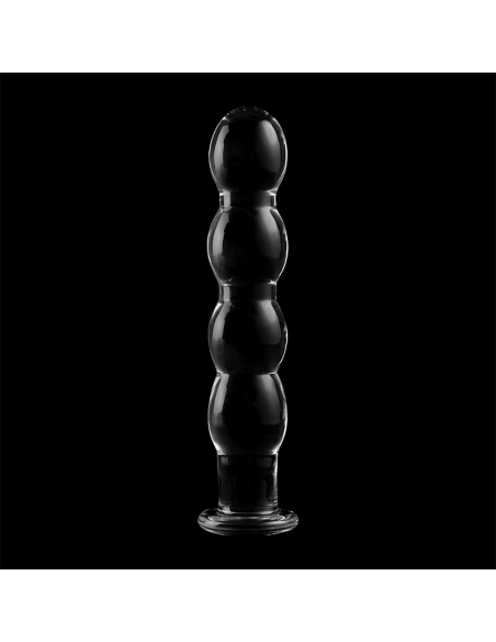 NEBULA SERIES BY IBIZA MODELO 10 DILDO CRISTAL BOROSILICATO 165 X 35 CM TRANSPARENTE