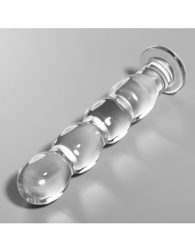 NEBULA SERIES BY IBIZA MODELO 10 DILDO CRISTAL BOROSILICATO 165 X 35 CM TRANSPARENTE